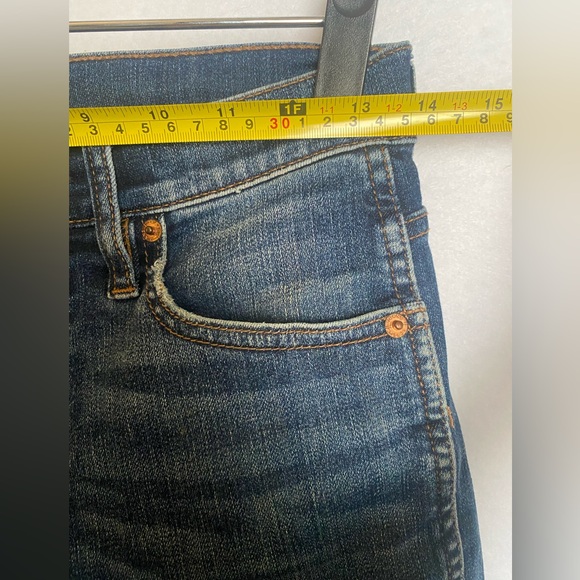 Vintage Vibes J. Crew Jeans MidRise Rip And Repair Women’s Sz 25 Distressed Blue - Picture 7 of 13